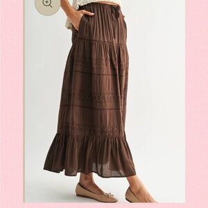 💖Boho Breeze Tiered Maxi Skirt💖